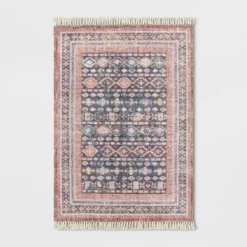 Alexandra Floral Printed Border Persian Rug Blush - Opalhouse™ -Home Furnishings Store GUEST 13831d26 e9c0 4d66 95de 449574be25e7