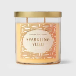 Lidded Glass Jar Candle Sparkling Yuzu - Opalhouse™ 9 Lidded Glass Jar Candle Sparkling Yuzu - Opalhouse™ -Home Furnishings Store GUEST 18fdf501 b6b7 4c07 9045 290aa3a8a15a