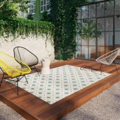 5' X 7' Quatrefoil Outdoor Rug Aqua - Opalhouse™ -Home Furnishings Store GUEST 1fa6f091 beb1 4fd7 b842 dadda40efd4a