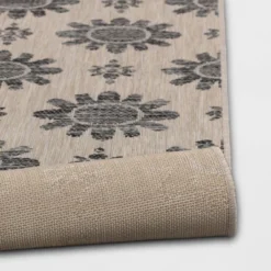 Dark Daisy Outdoor Rug Black - Opalhouse™ -Home Furnishings Store GUEST 2361835e c528 4e8b a801 5b5e7b52de57