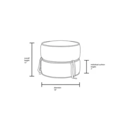 Olivia Round Pouf Rust - Opalhouse™ Designed With Jungalow™ 11 Olivia Round Pouf Rust - Opalhouse™ Designed With Jungalow™ -Home Furnishings Store GUEST 2dec2442 055a 49e6 a91f e3a92174e078