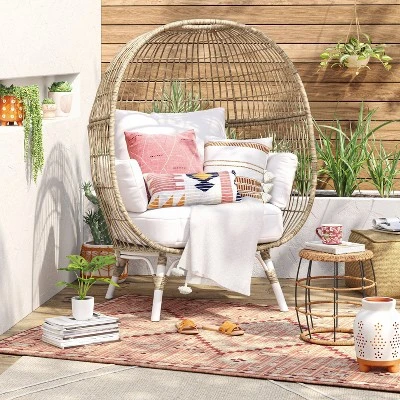 5'x7' Tapestry Rectangular Woven Outdoor Area Rug Red/Pink - Opalhouse™ 3 5'x7' Tapestry Rectangular Woven Outdoor Area Rug Red/Pink - Opalhouse™