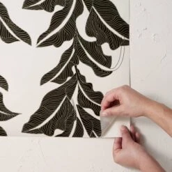 Botanical Leaf Peel And Stick Wallpaper Black/White - Opalhouse™ Designed With Jungalow™ -Home Furnishings Store GUEST 3095b8ff 6f52 48aa 8a4a 02a4870ccbf4