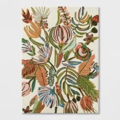 Floral Wool Tufted Area Rug Pink/White - Opalhouse™ -Home Furnishings Store GUEST 31188344 1764 41c8 b8db cf880ff73088