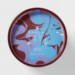 28oz Glass Sandalwood Rose Candle Burgundy - Opalhouse™ -Home Furnishings Store GUEST 44dfd8e3 508e 4243 a6bb 4bb1c2bed4a3