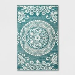 Vintage Medallion Outdoor Rug Turquoise - Opalhouse™ -Home Furnishings Store GUEST 456e7275 6a86 42a9 b016 7ab8c8d1e8e0
