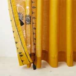 2pk Light Filtering Doorway Embroidery Window Curtain Panels Gold - Opalhouse™ Designed With Jungalow™ -Home Furnishings Store GUEST 57e358d9 18e4 415c 8a09 529480ac3c40