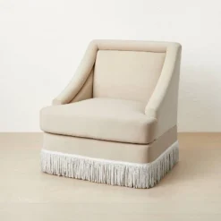 Alberhill Velvet Accent Chair With Fringe - Opalhouse™ Designed With Jungalow™ -Home Furnishings Store GUEST 6a2c8665 b5eb 4e71 9163 3f7b29c4d6c7