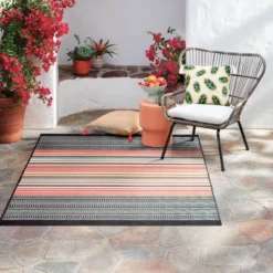 5' X 7' Outdoor Rug Multi Stripe Global Pink - Opalhouse™ 7 5' X 7' Outdoor Rug Multi Stripe Global Pink - Opalhouse™ -Home Furnishings Store GUEST 849a4c76 29c9 486c a953 a03150bdac10