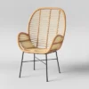 Lily Rattan Armchair With Metal Legs - Assembly Required - Opalhouse™ -Home Furnishings Store GUEST afbf21b8 b34d 49d3 8cec e60254d7c3d4