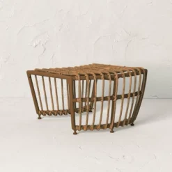 Topanga Club Chair With Ottoman - Blue/Brown - Opalhouse™ Designed With Jungalow™ -Home Furnishings Store GUEST bb0fc57f 6257 4edf bee0 36cd1ab7978e