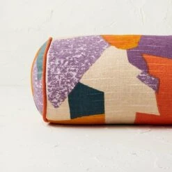 Oversized Bolster Jungalow Geo Print Decorative Throw Pillow - Opalhouse™ Designed With Jungalow™ -Home Furnishings Store GUEST c3b9a674 e336 4dce b6b8 2f0cb288bf41