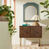24" X 30" Wood And Brass Wall Mirror Blue - Opalhouse™ Designed With Jungalow™ -Home Furnishings Store GUEST cb96163c 8169 4317 ba73 7b186591eed2