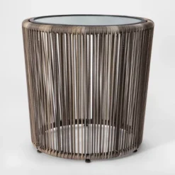 Latigo 3pc Rattan Patio Chat Set, Outdoor Furniture Set - Gray/Brown - Opalhouse™ -Home Furnishings Store GUEST d8cebc9c de65 46b7 835c a1ae4a0dd376