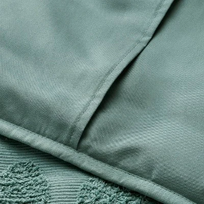 Vintage Chenille Sunset & Vine Quilt Sham Light Teal - Opalhouse™ Designed With Jungalow™ 4 Vintage Chenille Sunset & Vine Quilt Sham Light Teal - Opalhouse™ Designed With Jungalow™ - Image 2